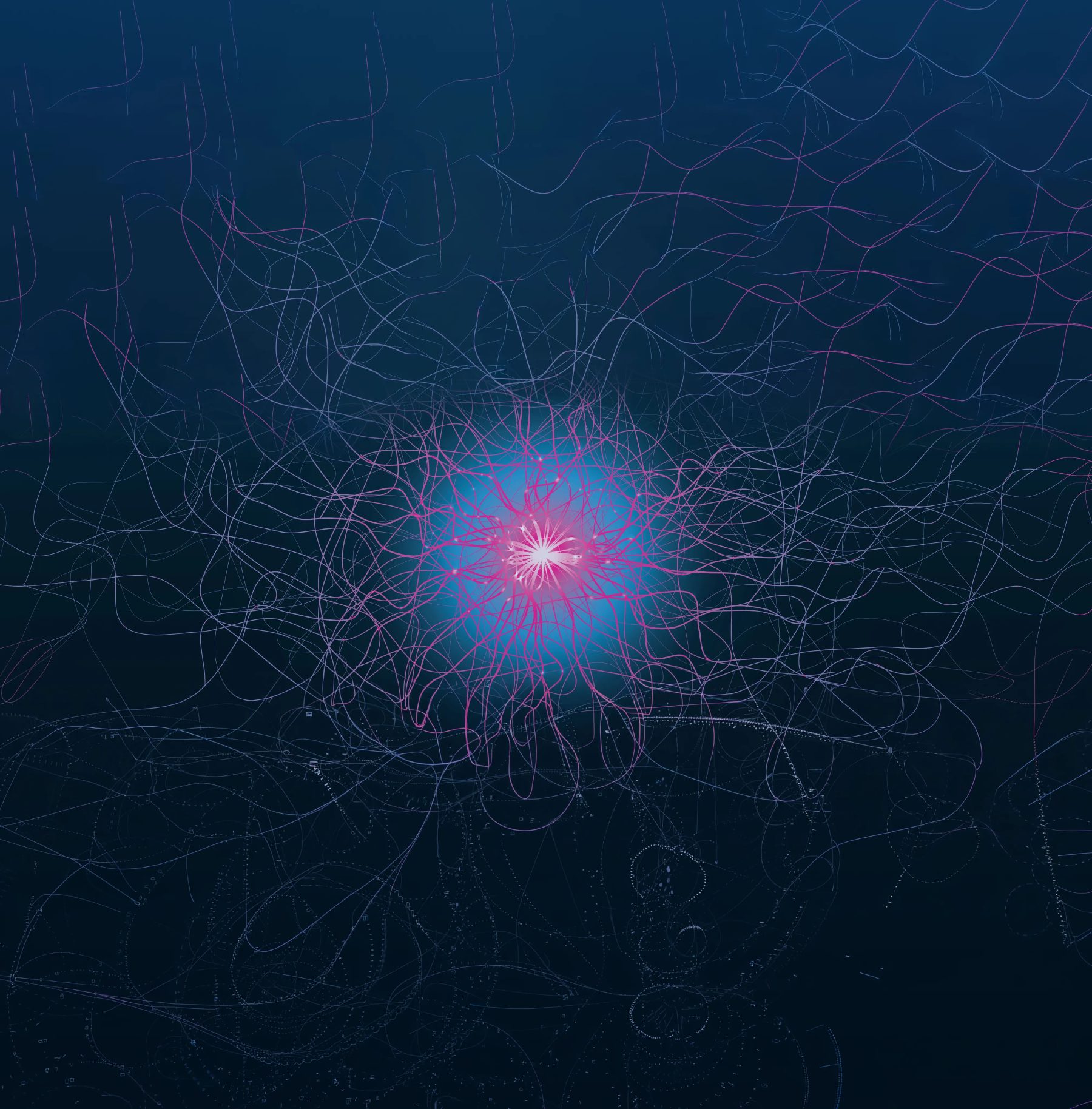 Abstract neuron illustration